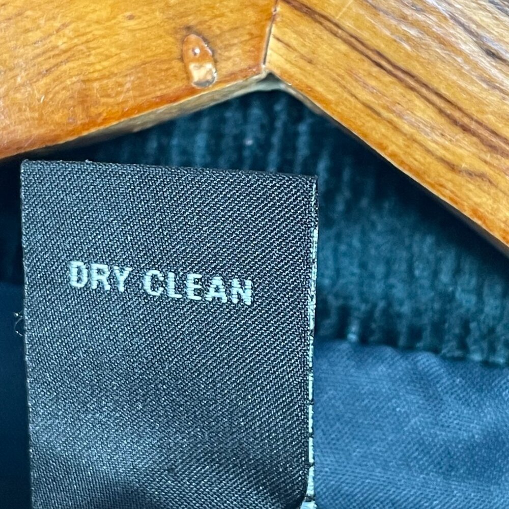 INC Petite Dark Green Corduroy Military Jacket Lined Cropped M - Picture 12 of 13